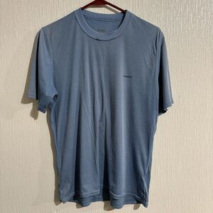 Vintage Patagonia Capilene Short Sleeve Blue Active Layer Hike Camp Ski Men’s L